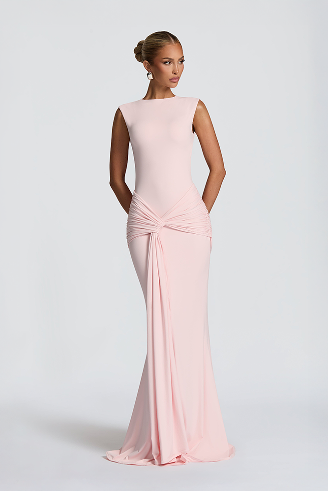 Lorenza | Blush Maxi Dress