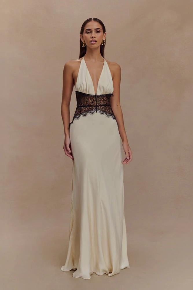 Eléa | Satin Lace Dress