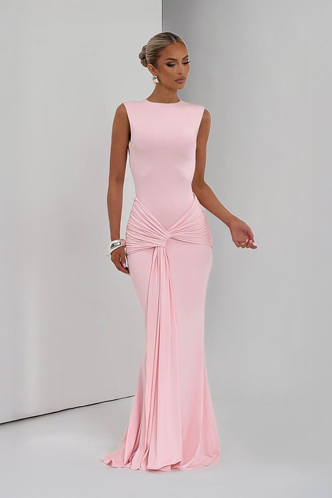 Lorenza | Blush Maxi Dress