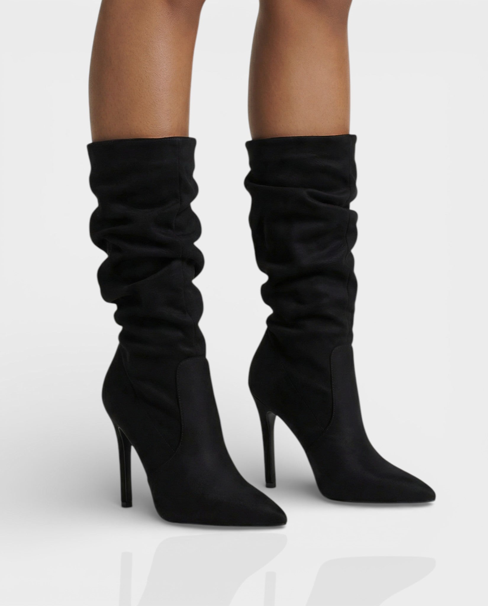 SANYA | Slouchy Pointed-Toe Stiletto Boots