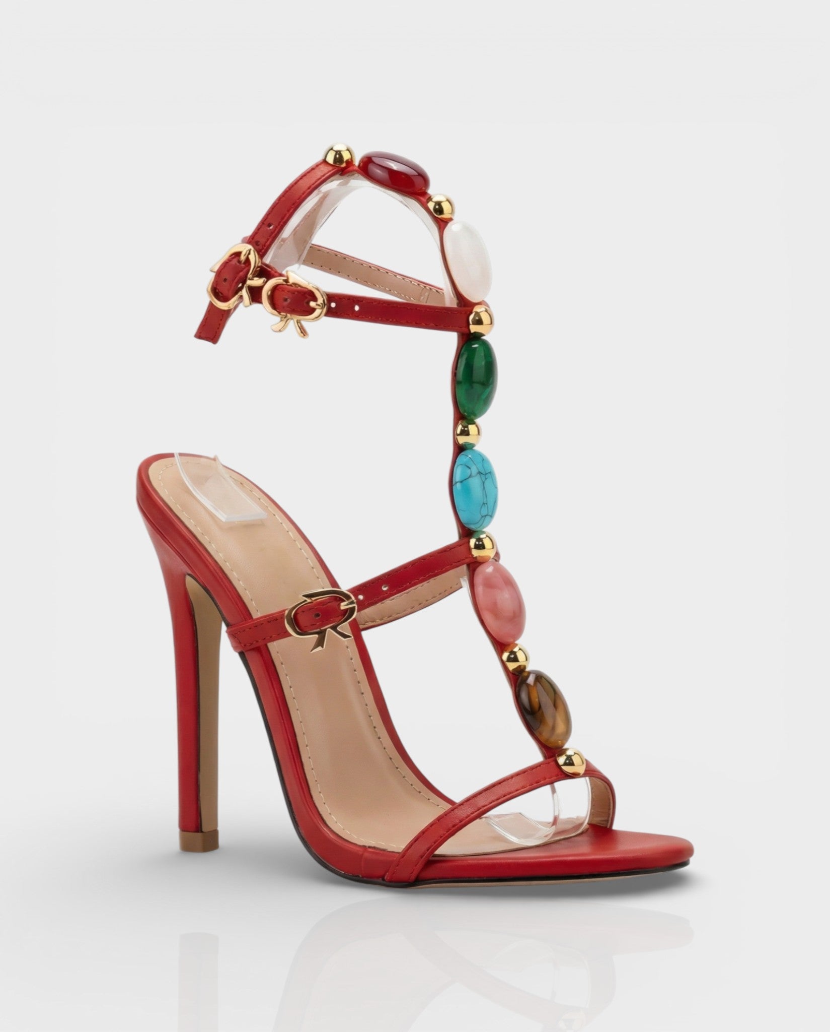 KARA | Stiletto Gemstone Heels