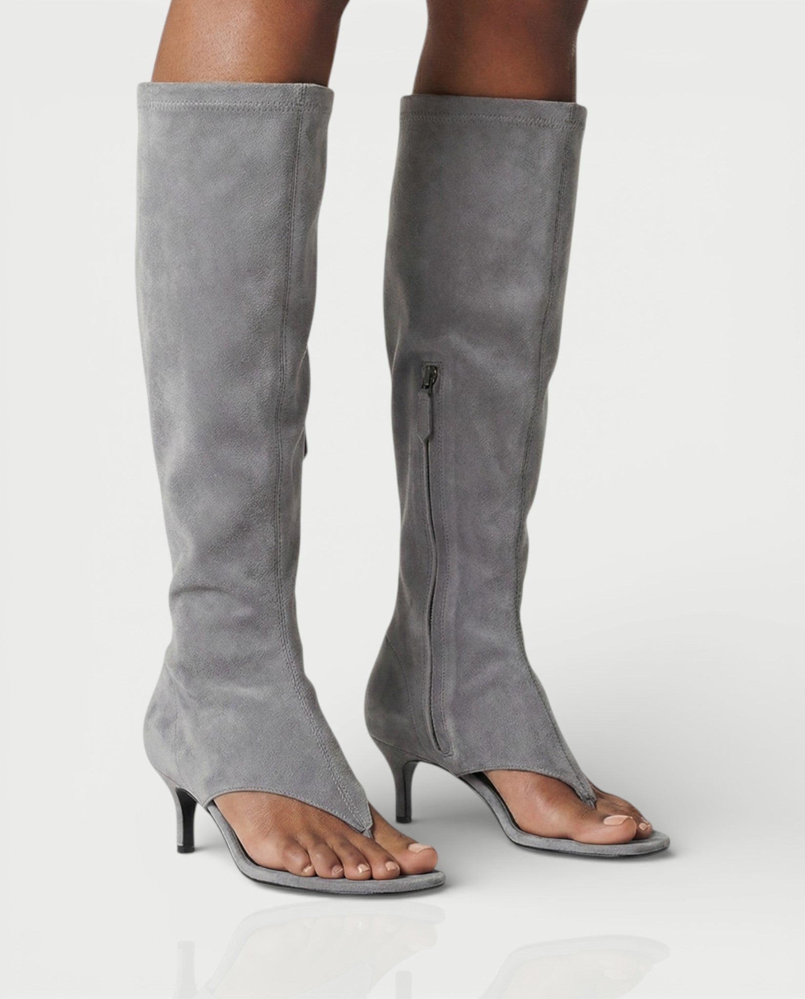 HOLIRA | Knee-High Thong Sandal Heels
