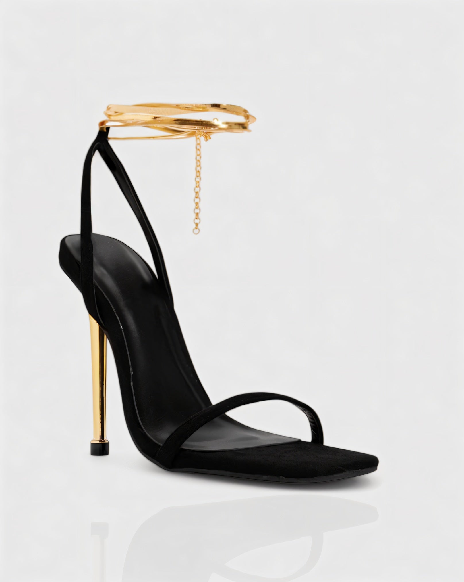 SELENE | Square Toe High-Heels