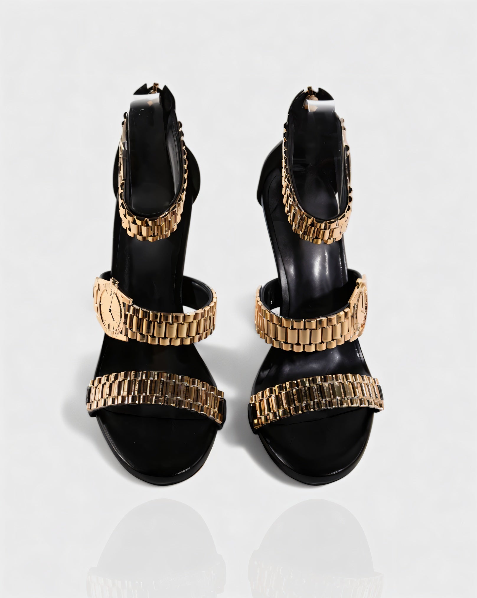 JILLY | Watchband Strap Stiletto High Heels