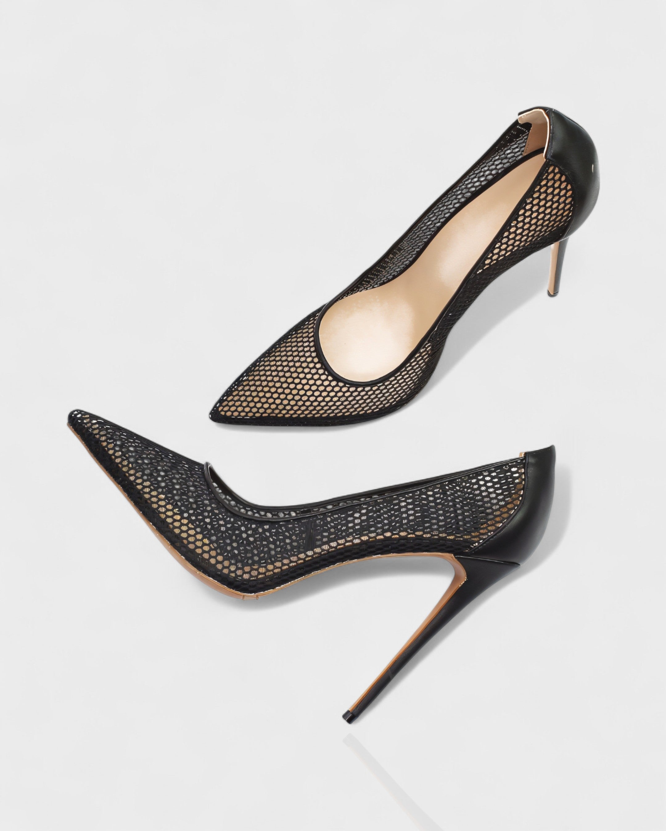 HIYARA | Mesh Net Stiletto Heels