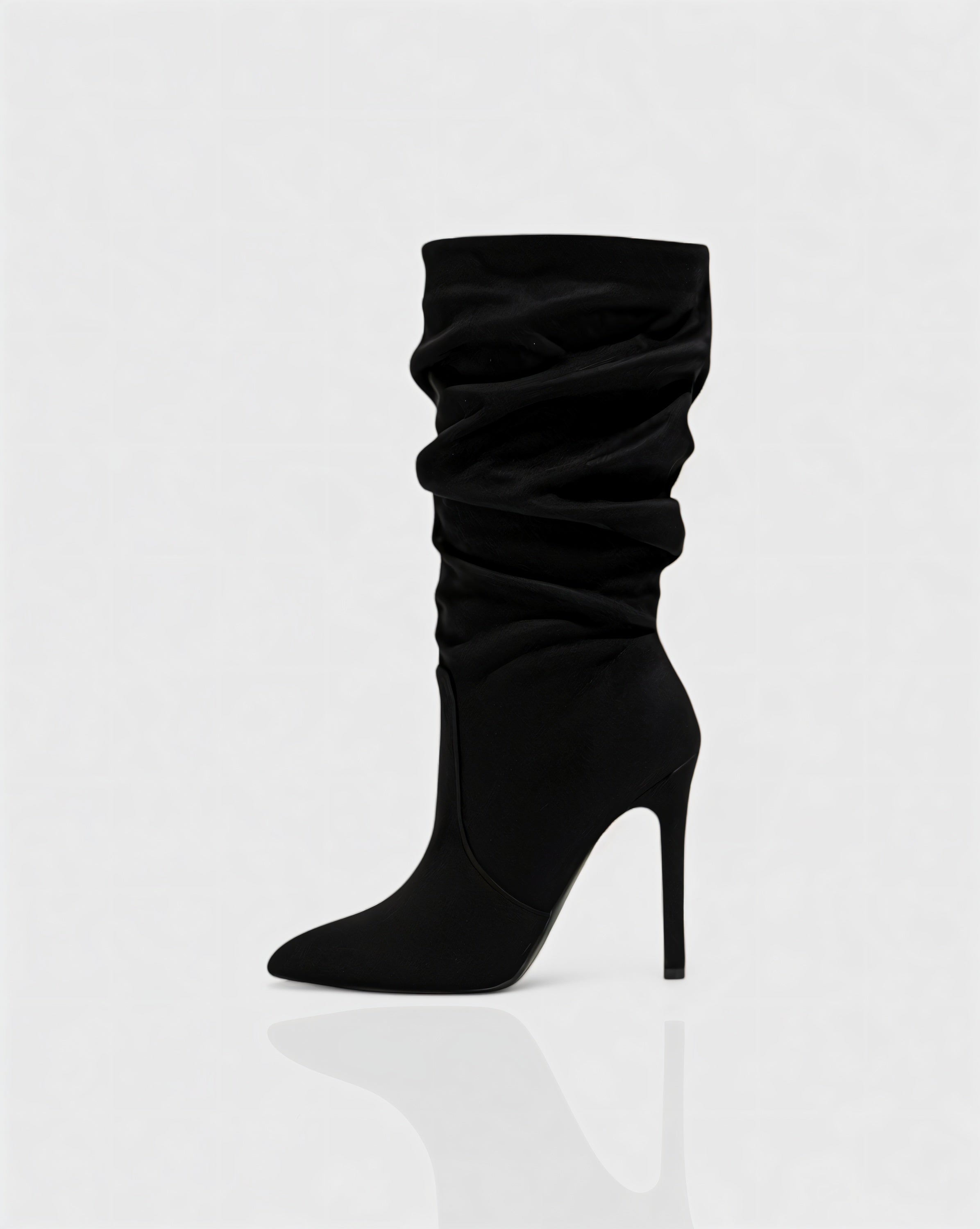 SANYA | Slouchy Pointed-Toe Stiletto Boots