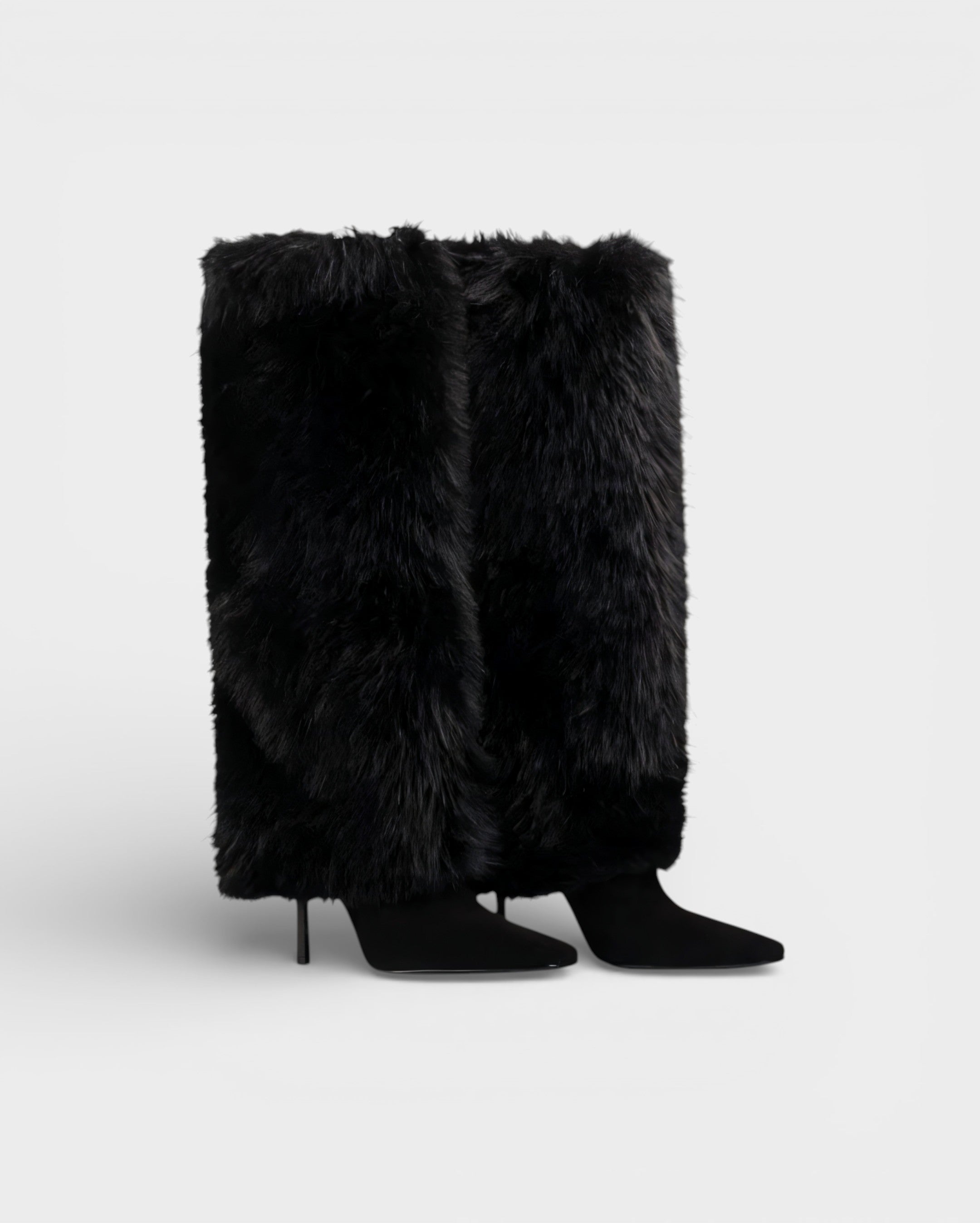 LERINA | Faux Fur Knee-high Boots