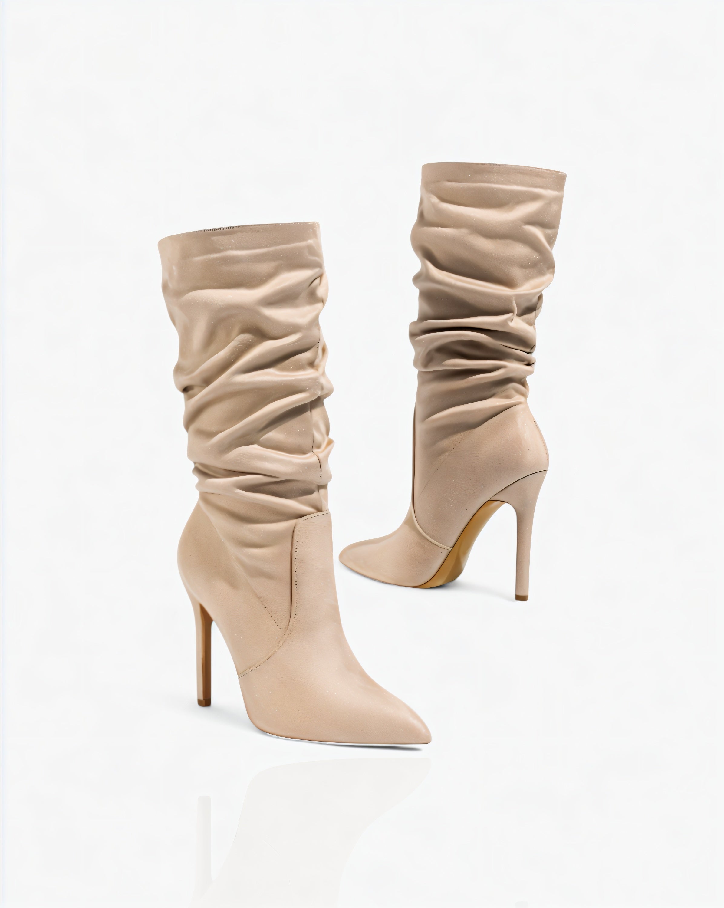 SANYA | Slouchy Pointed-Toe Stiletto Boots