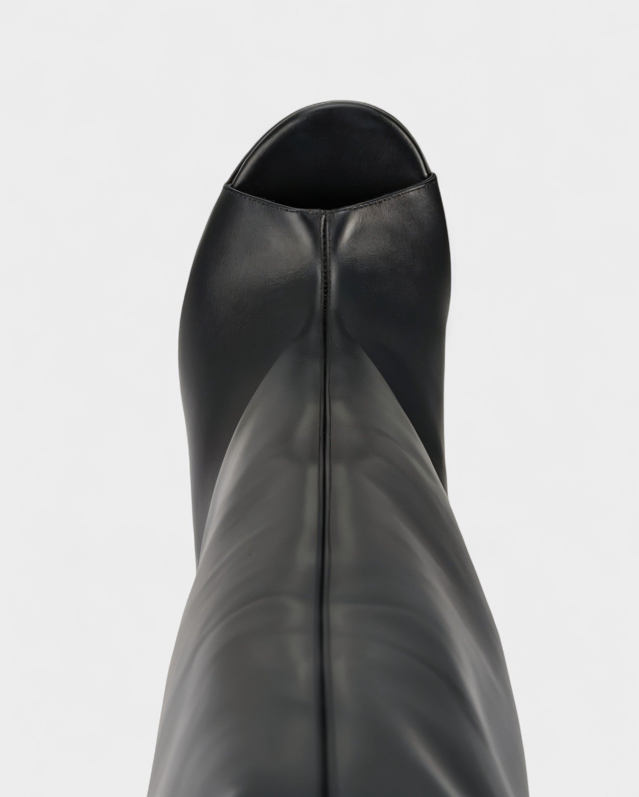 HELIRA | Peep Toe Wedge Knee High Boots