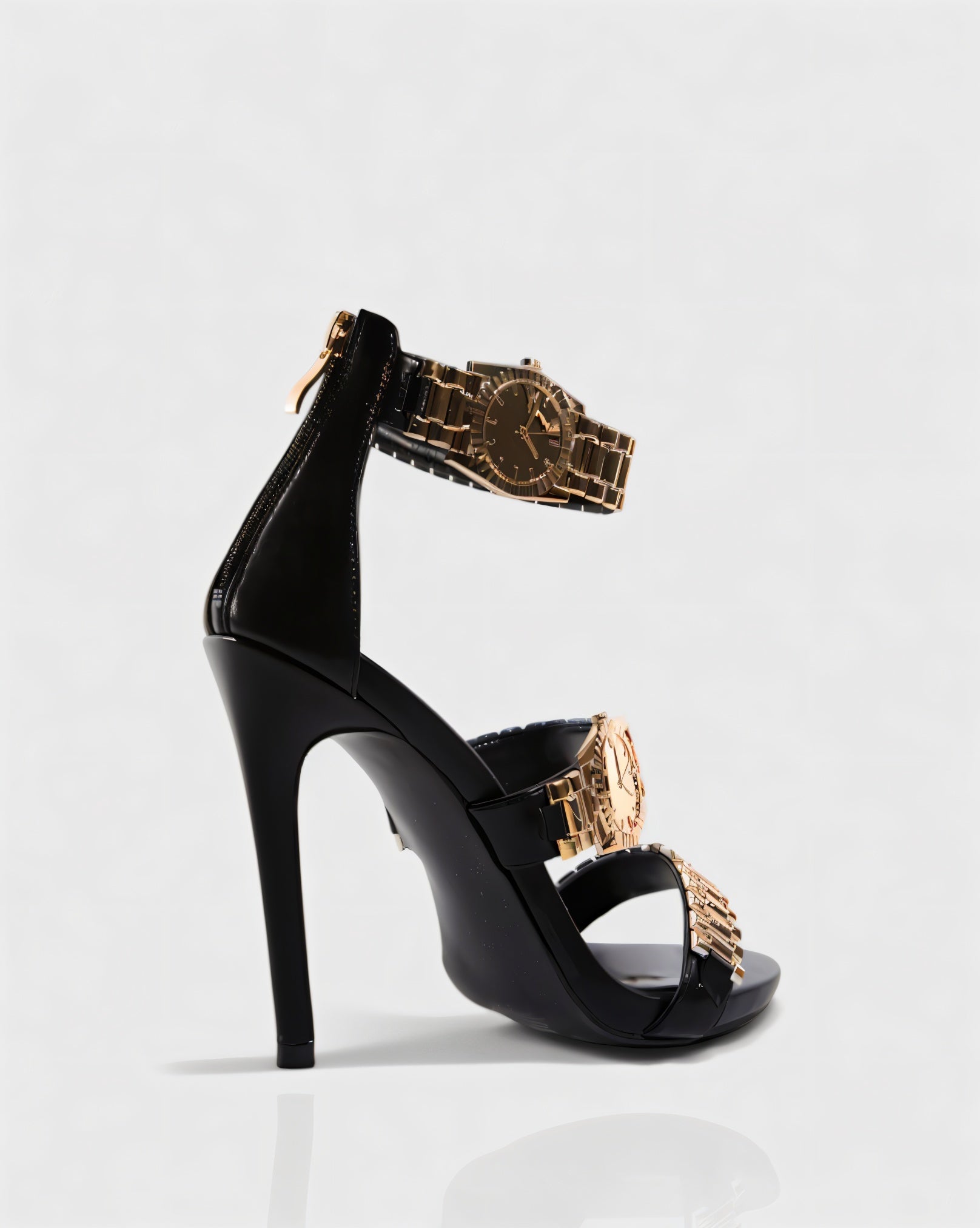 JILLY | Watchband Strap Stiletto High Heels