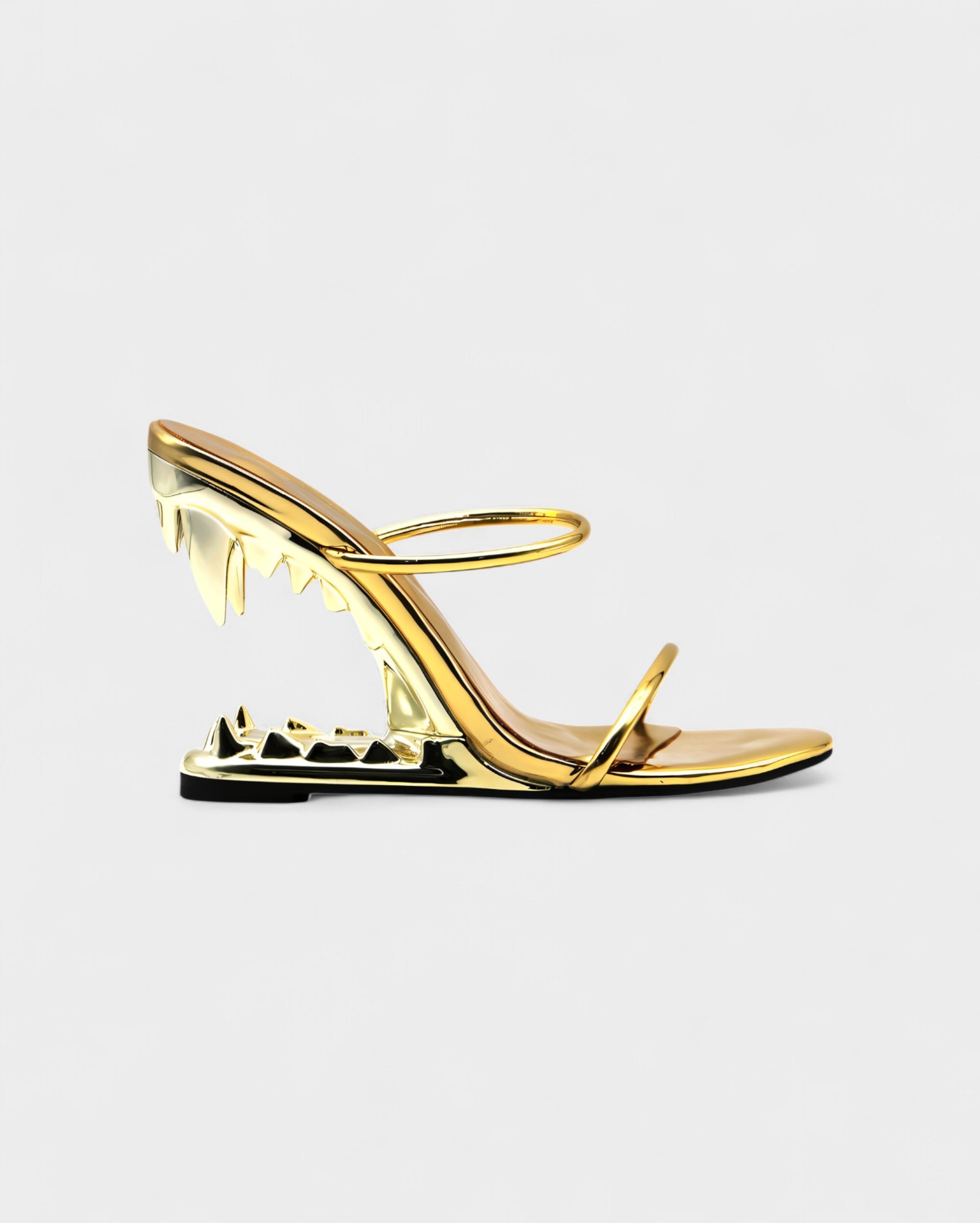 MALAYA | Fang Sculpted Heel Sandals