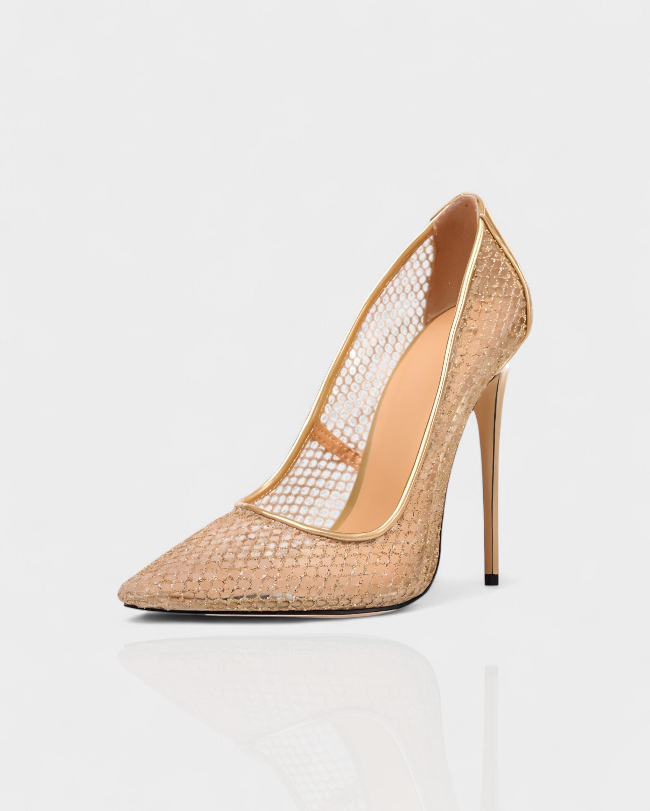 HIYARA | Mesh Net Stiletto Heels