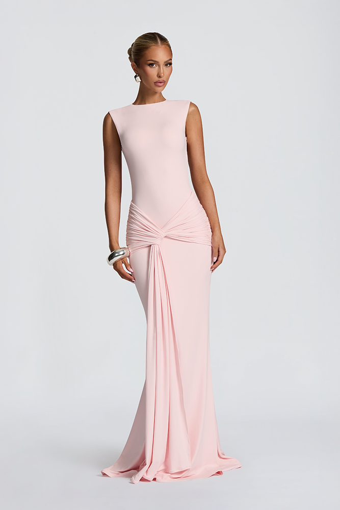 Lorenza | Blush Maxi Dress