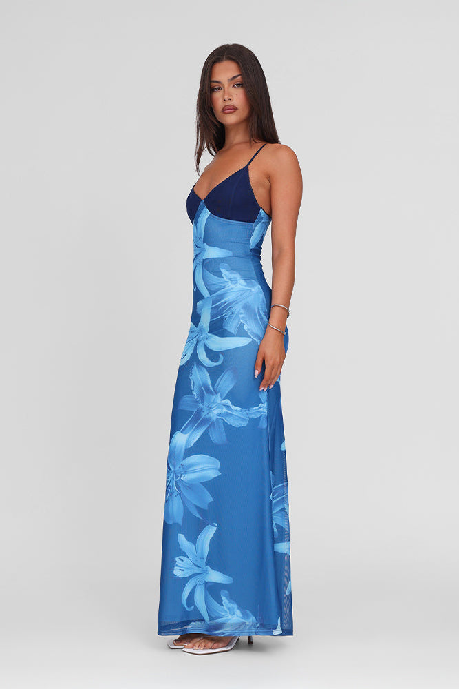 Isalène | Orchid Flower Dress