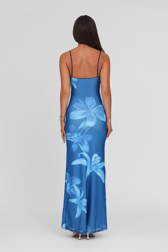 Isalène | Orchid Flower Dress