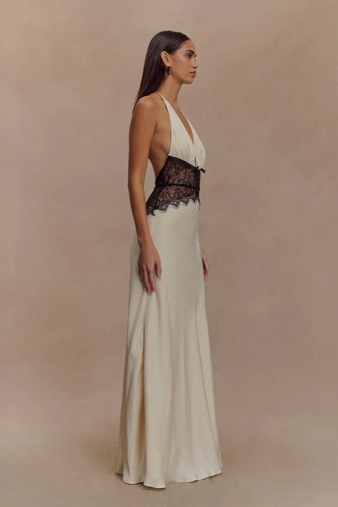 Eléa | Satin Lace Dress