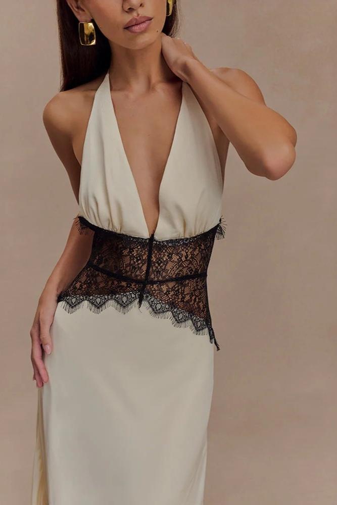 Eléa | Satin Lace Dress