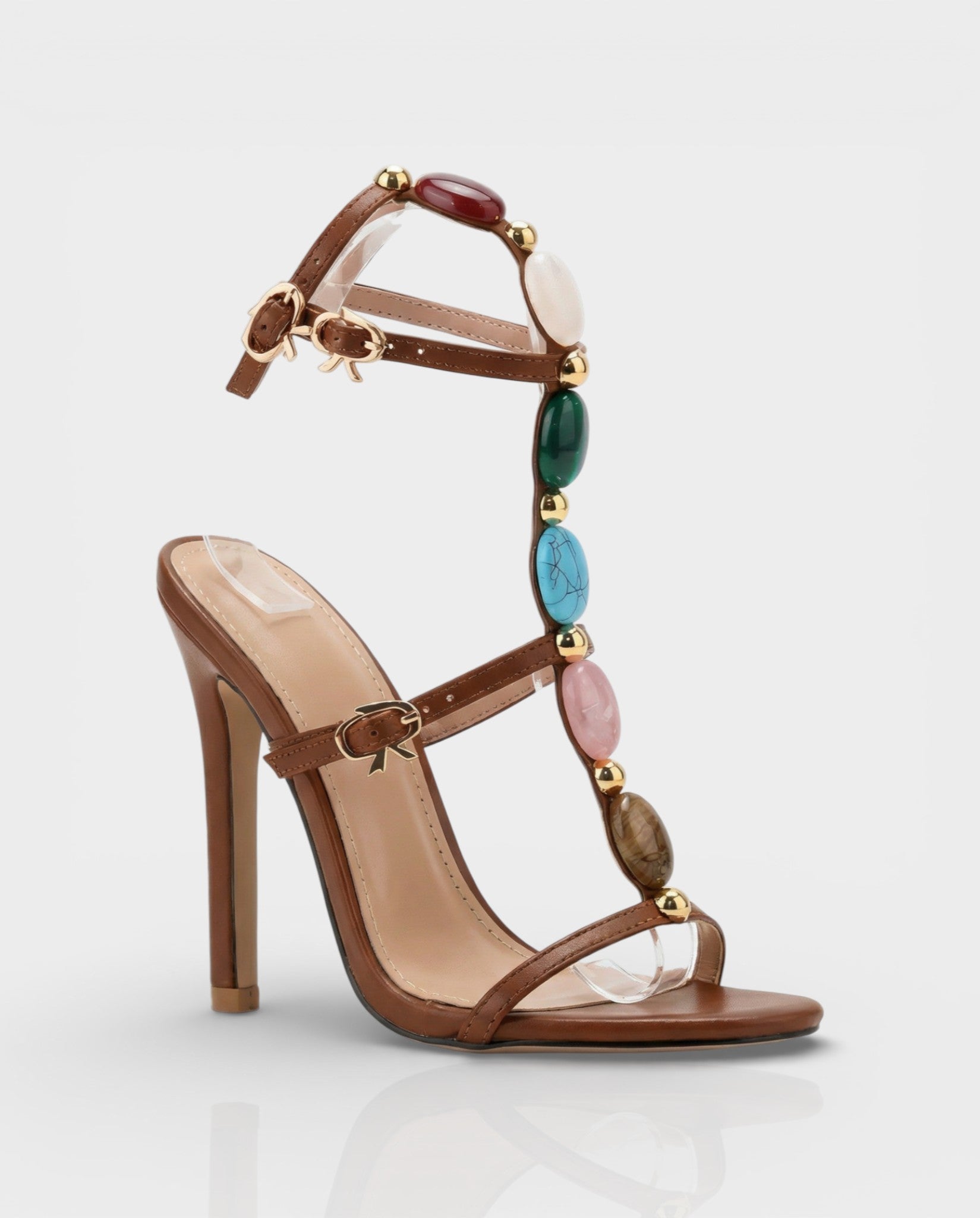 KARA | Stiletto Gemstone Heels