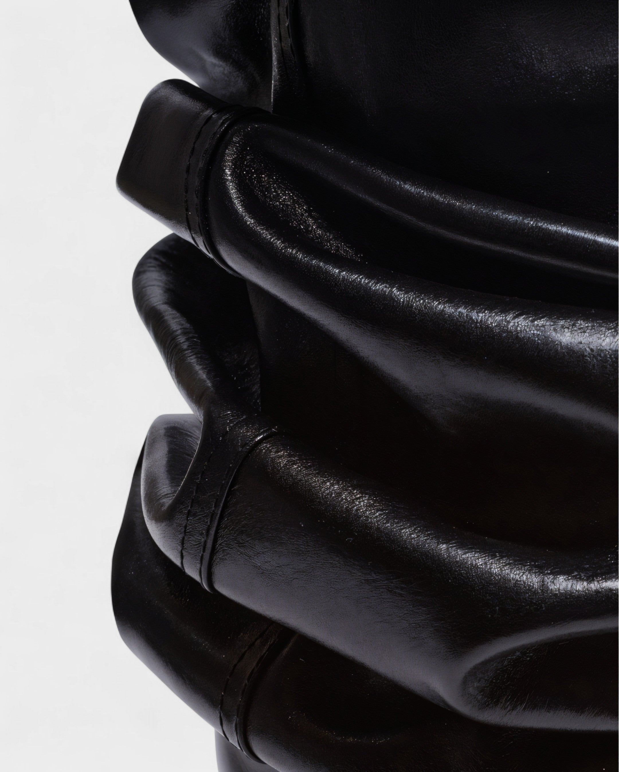 ELOURA | Slouch Knee-High Wedge Heel Boots