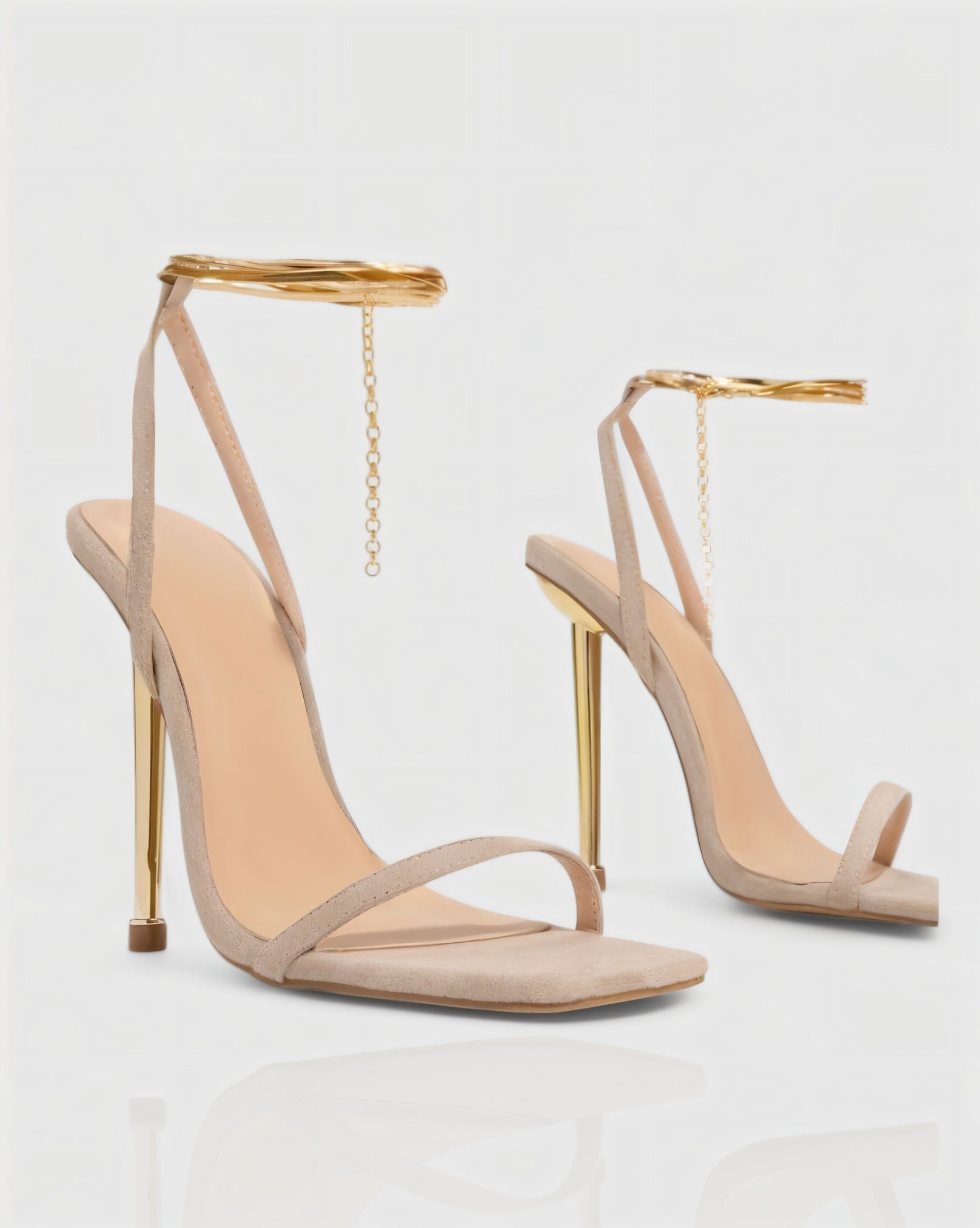 SELENE | Square Toe High-Heels