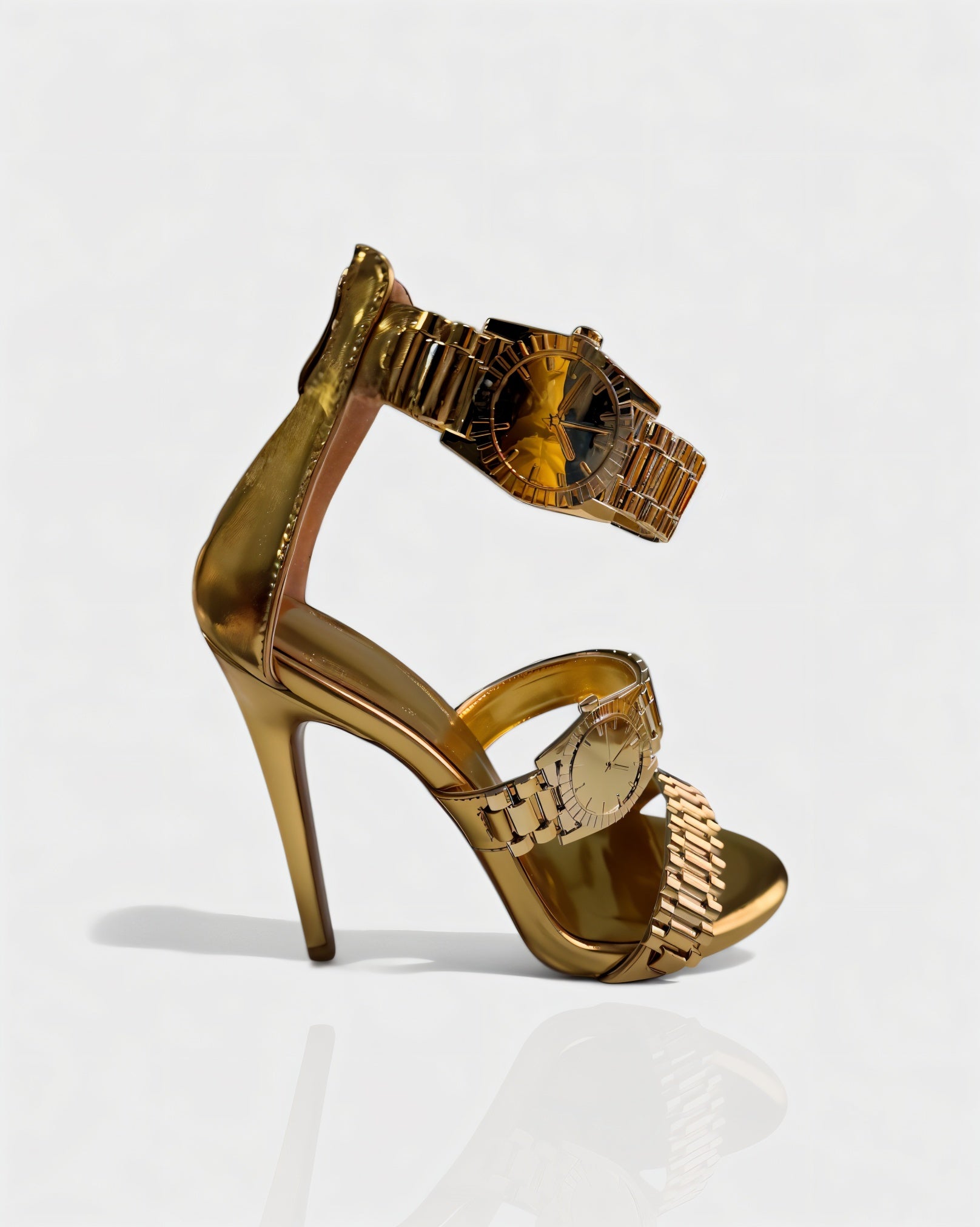 JILLY | Watchband Strap Stiletto High Heels