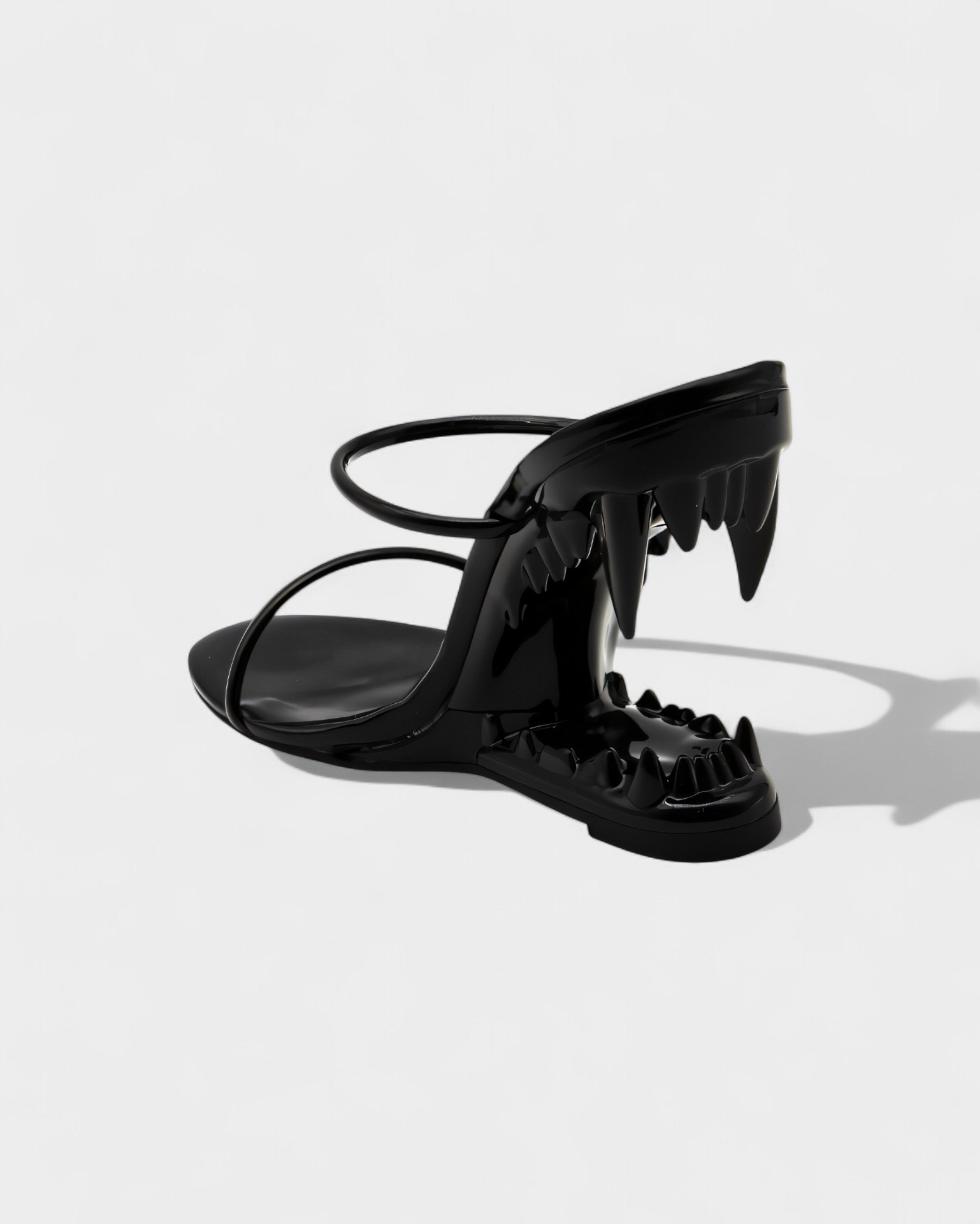 MALAYA | Fang Sculpted Heel Sandals