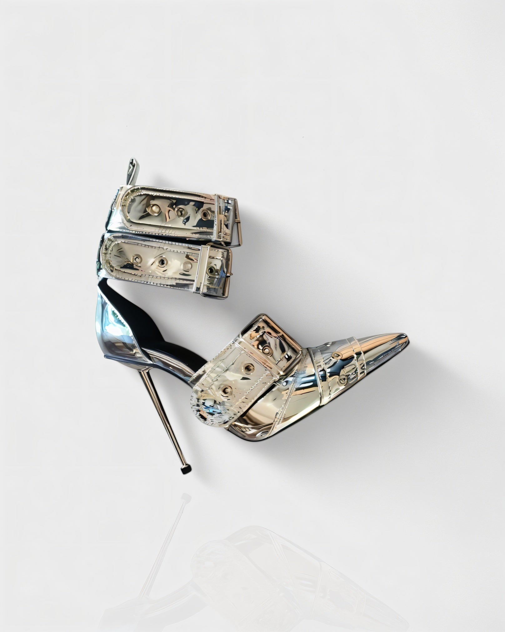 MARILYN | Buckle Strap Pointed-Toe Stiletto Heels