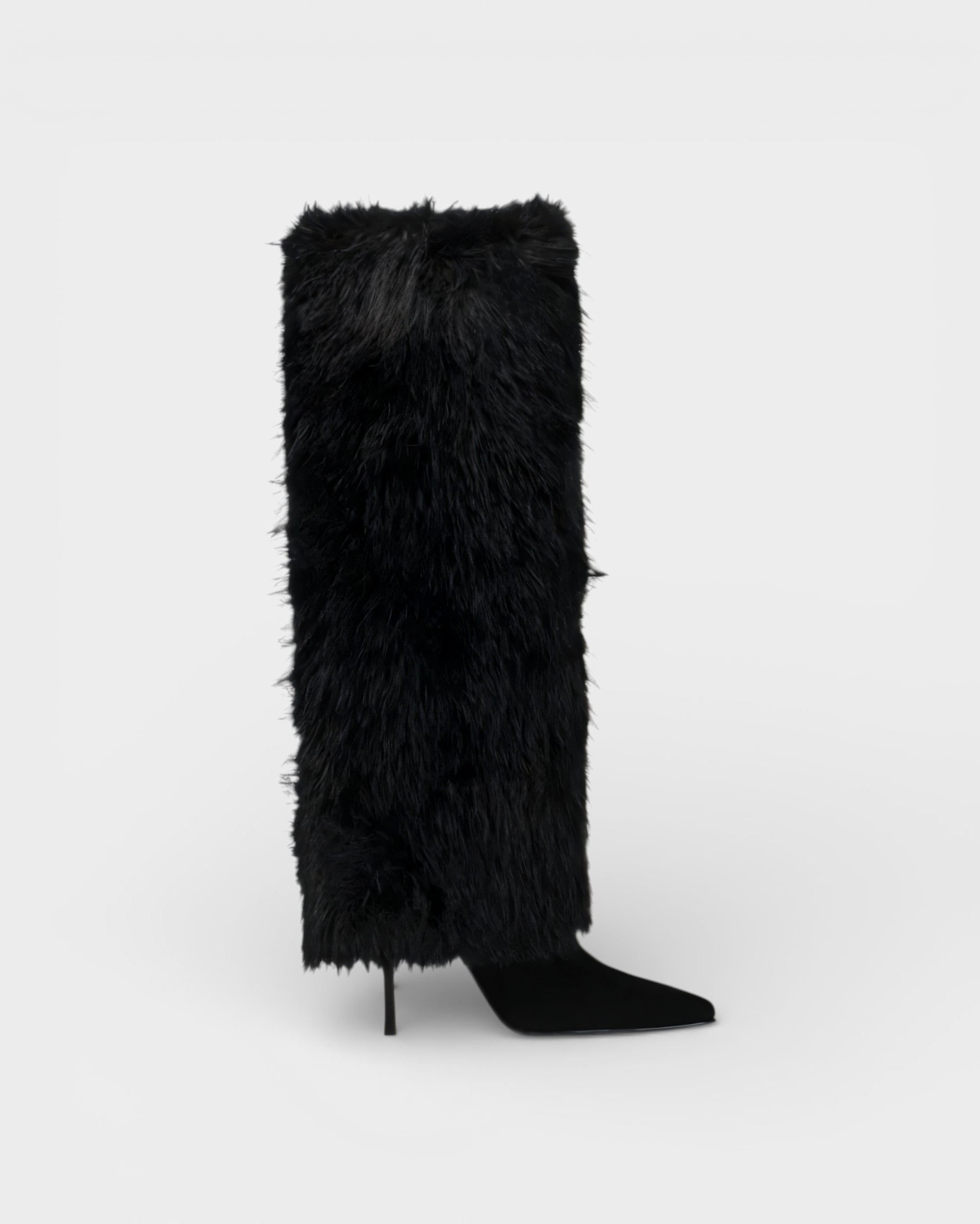 LERINA | Faux Fur Knee-high Boots