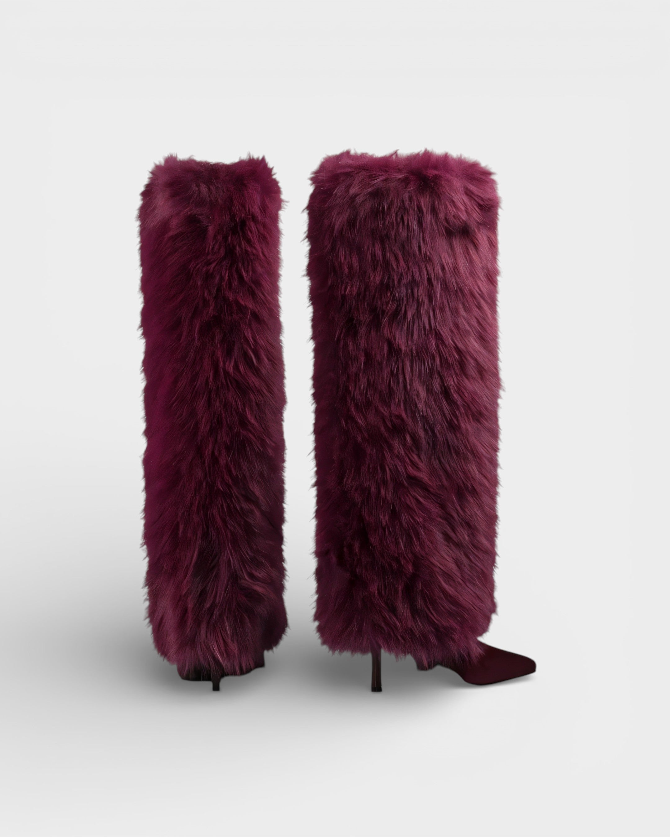 LERINA | Faux Fur Knee-high Boots