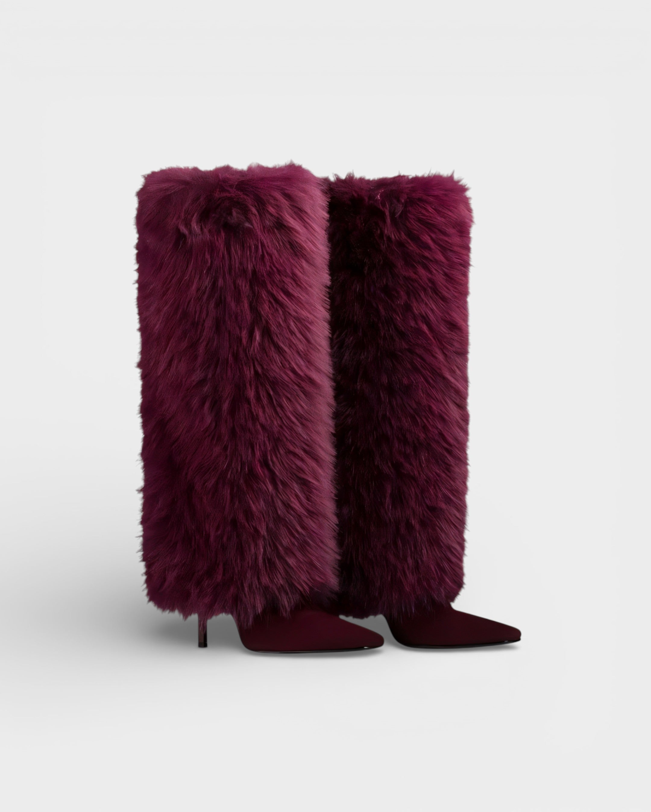 LERINA | Faux Fur Knee-high Boots
