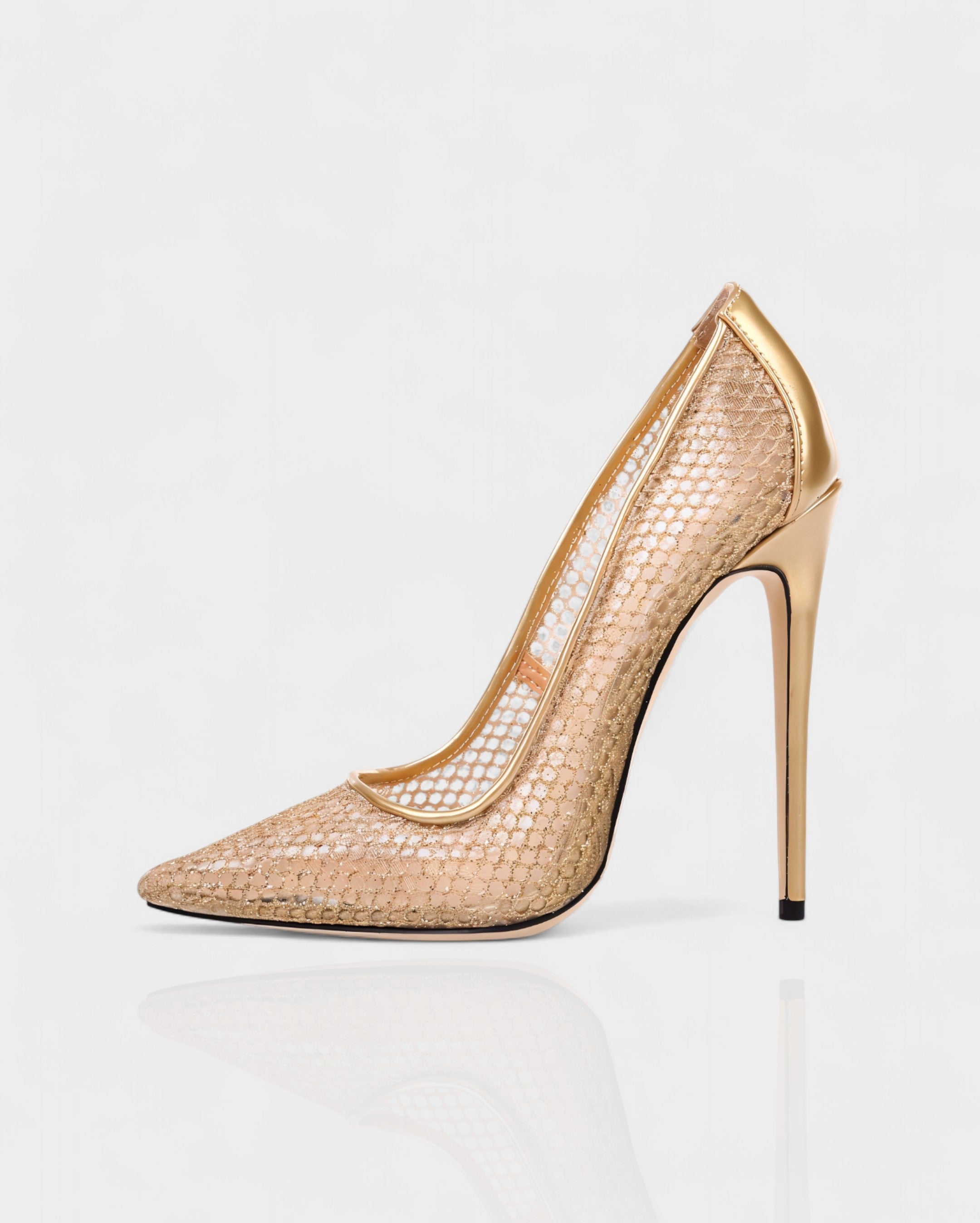 HIYARA | Mesh Net Stiletto Heels