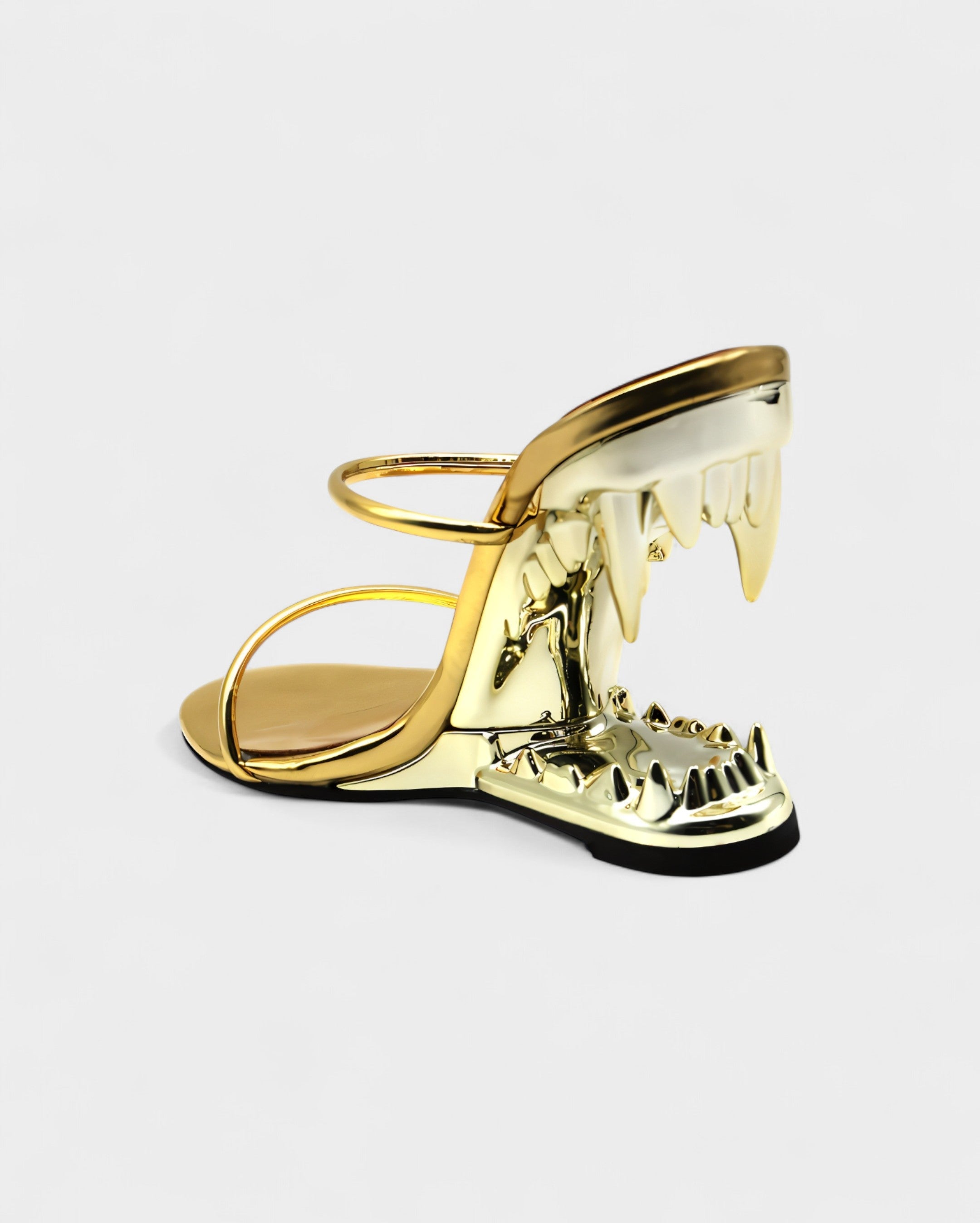 MALAYA | Fang Sculpted Heel Sandals