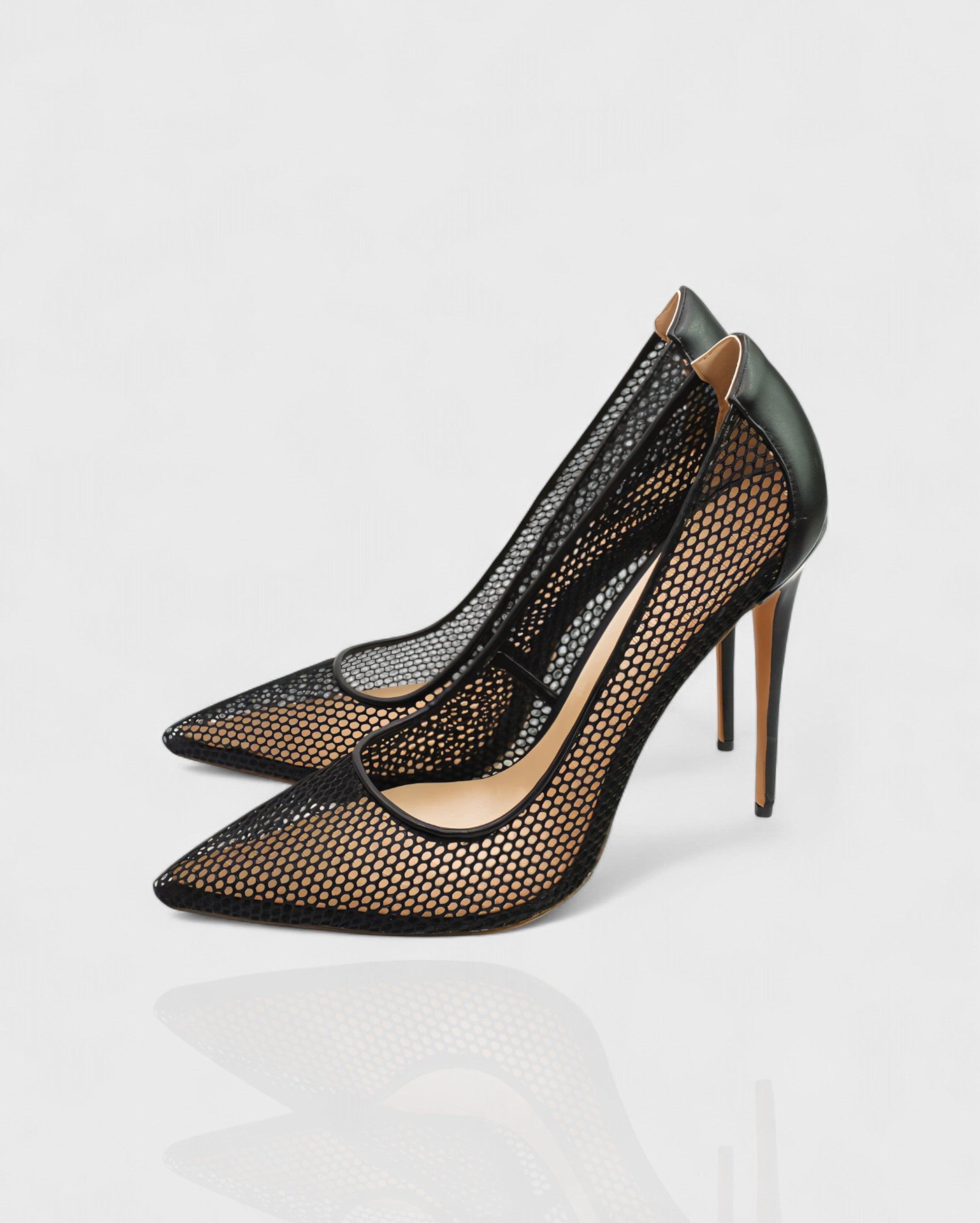 HIYARA | Mesh Net Stiletto Heels