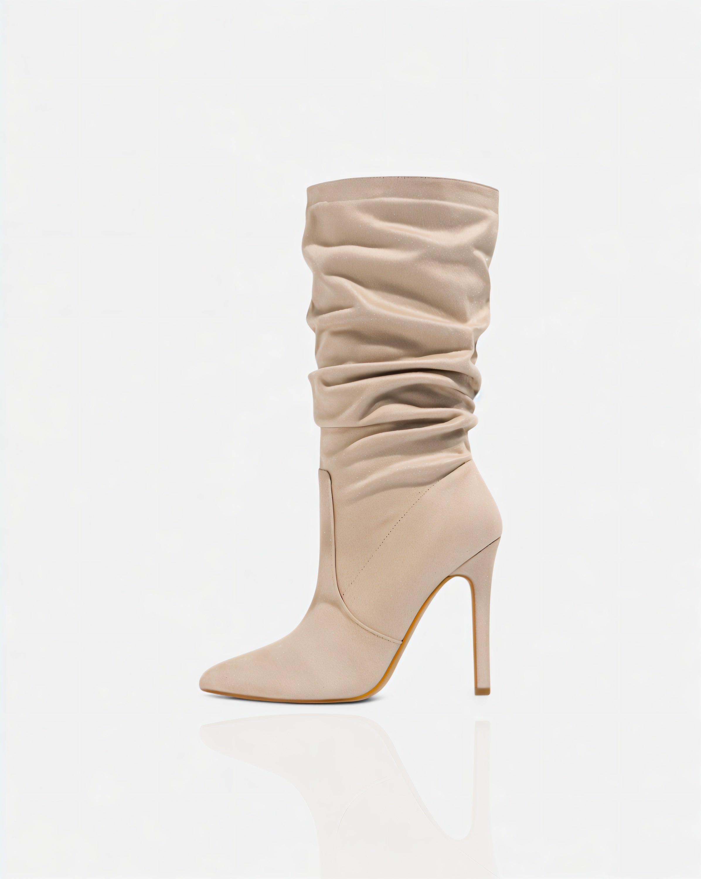 SANYA | Slouchy Pointed-Toe Stiletto Boots
