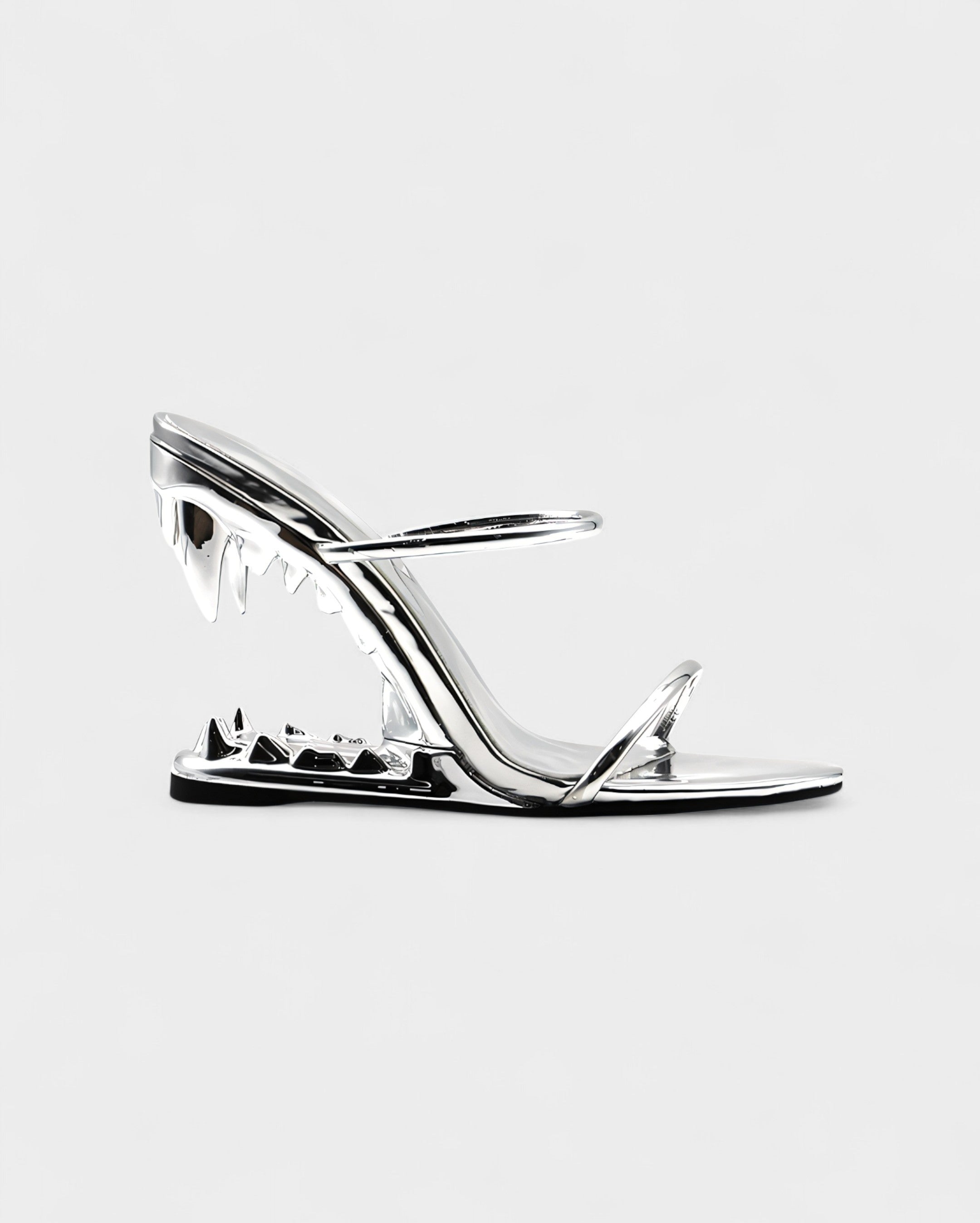 MALAYA | Fang Sculpted Heel Sandals