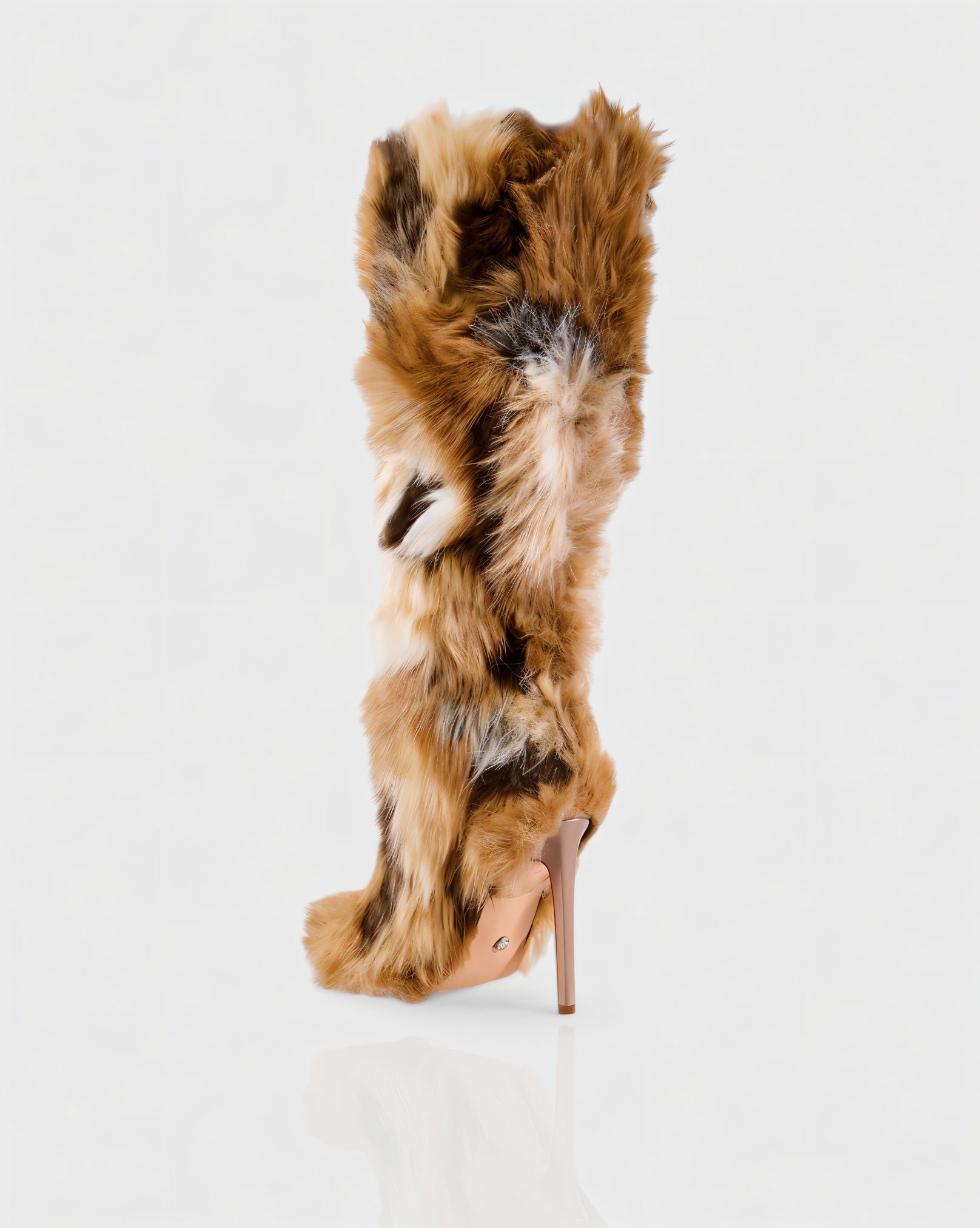 ALBA | Multicoloured Faux Fur Boots