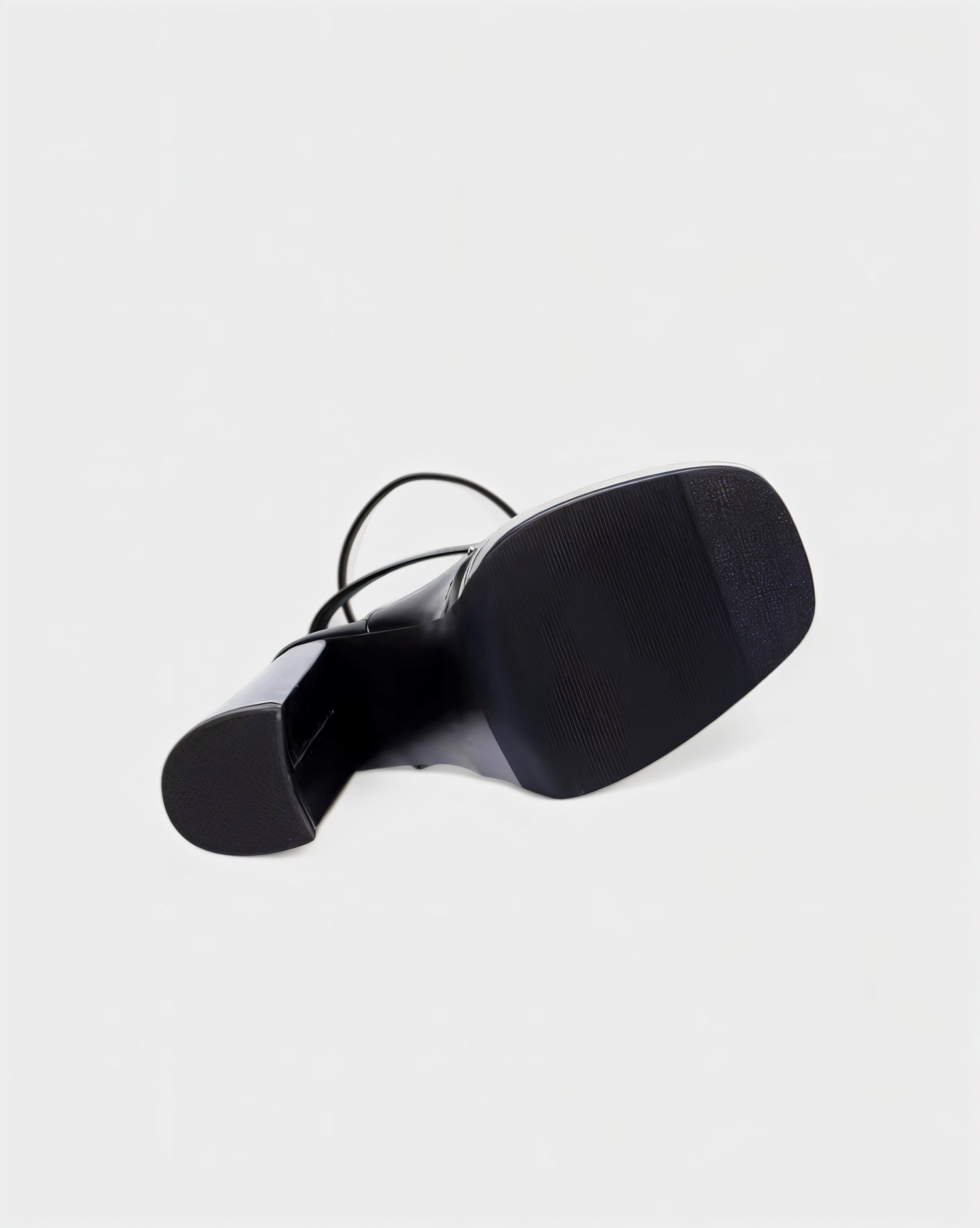 ELARYA | Peep Toe Heels with Clear Panels & Ankle Strap