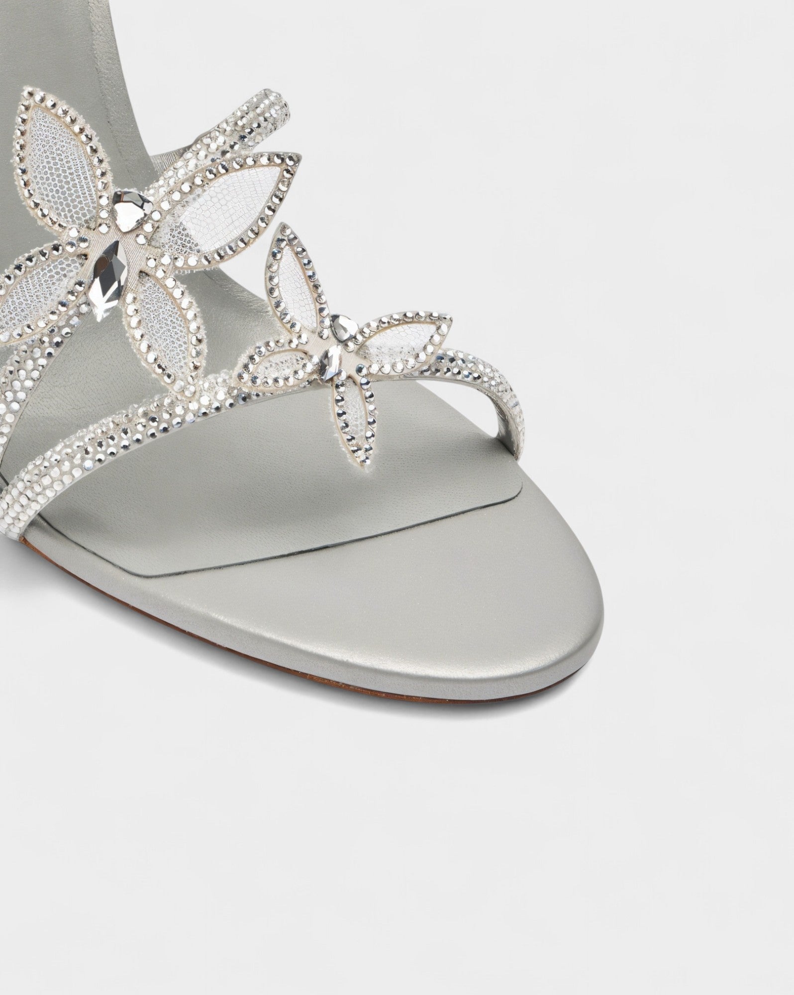LYNA | Crystal Butterfly Spiral High Heels