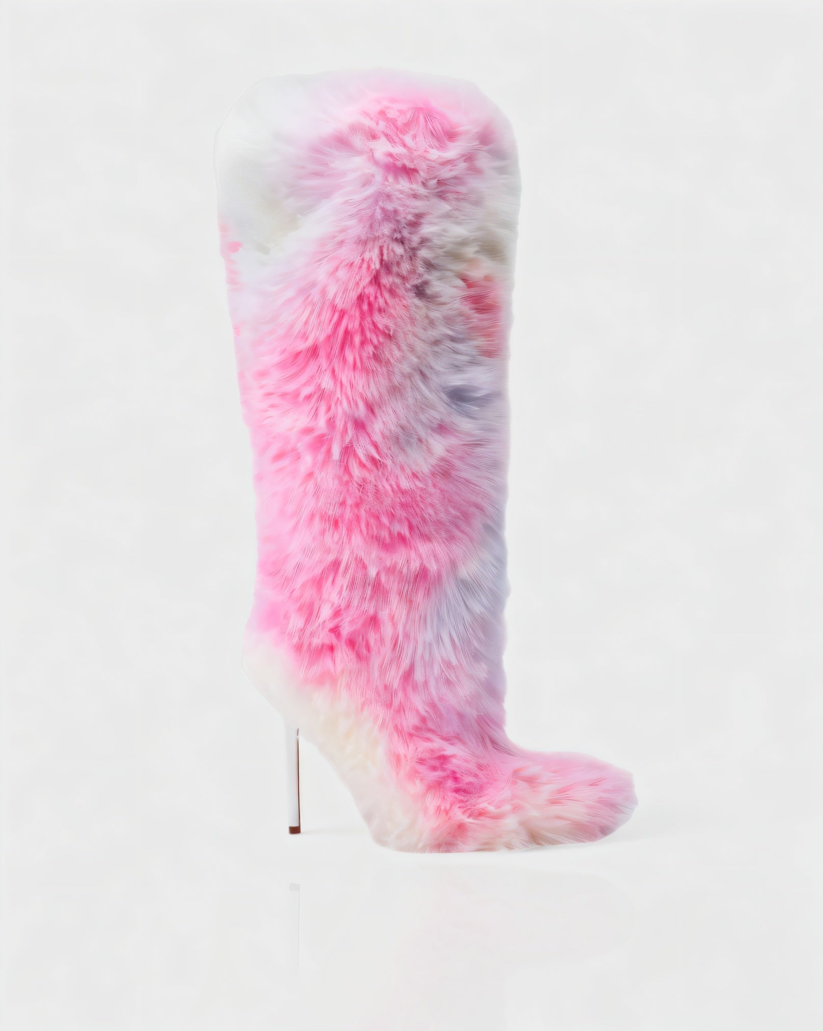 ALBA | Multicoloured Faux Fur Boots