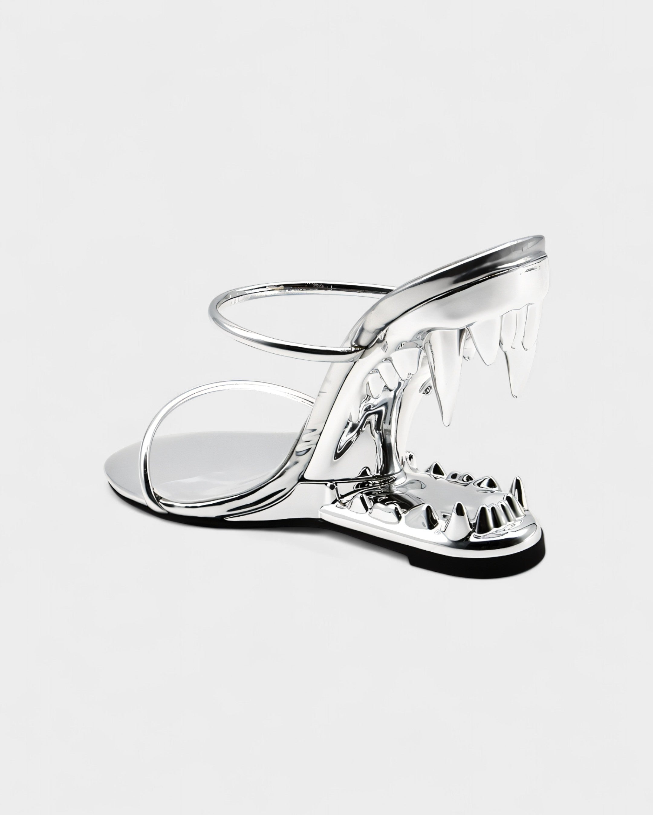 MALAYA | Fang Sculpted Heel Sandals