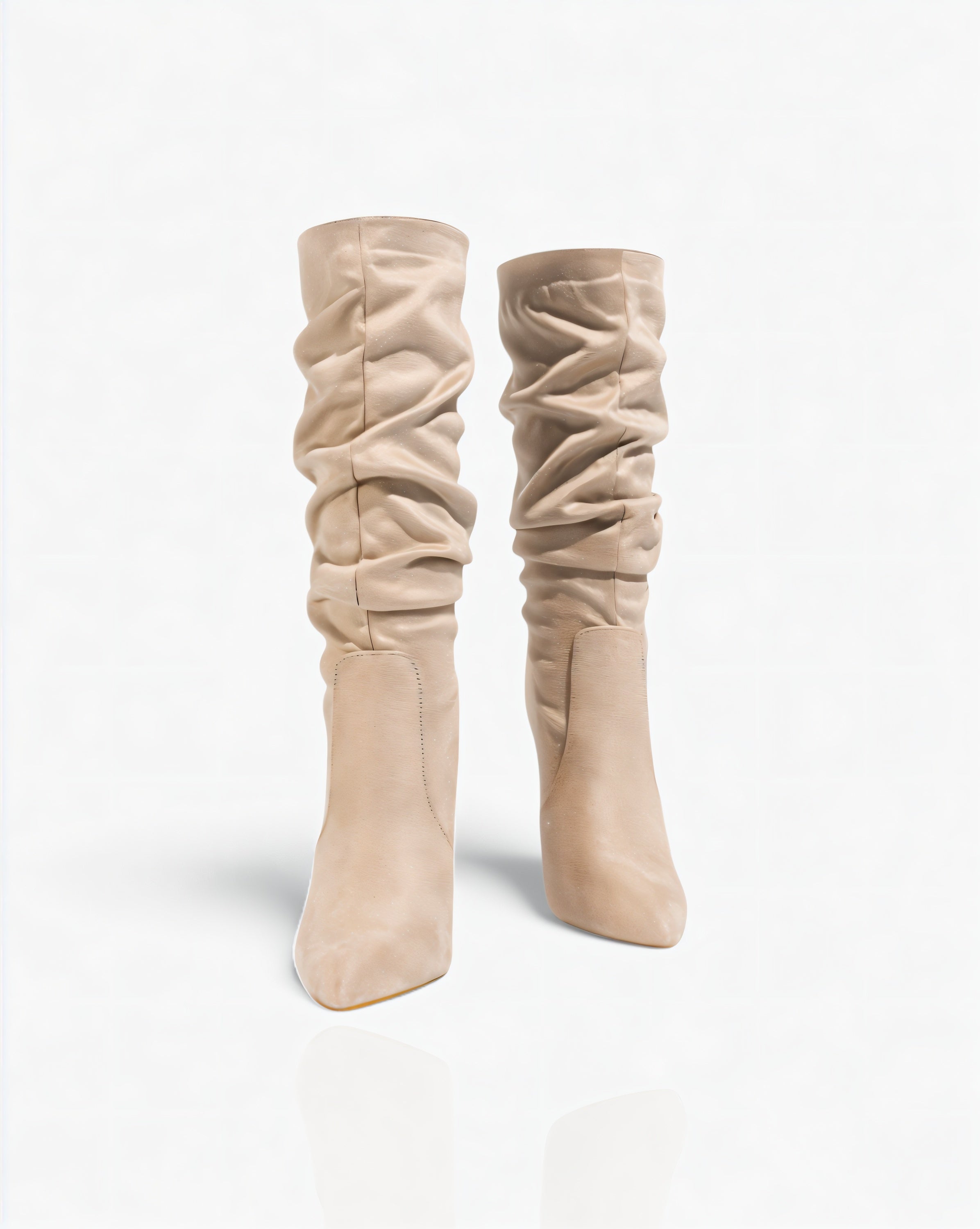 SANYA | Slouchy Pointed-Toe Stiletto Boots